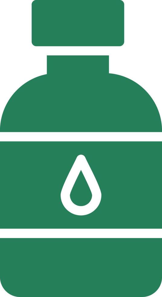 Water Bottle Creative Icon Design vector