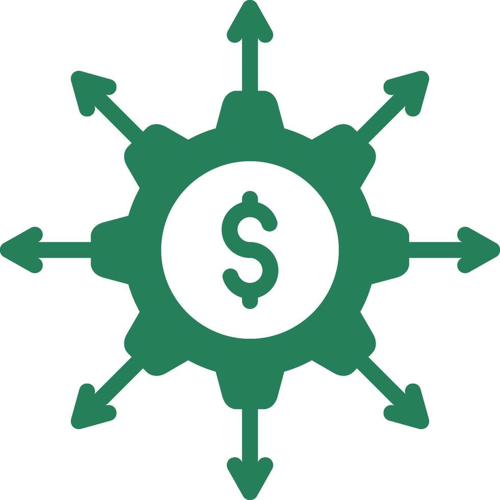 Crowdfunding Portal Creative Icon Design vector