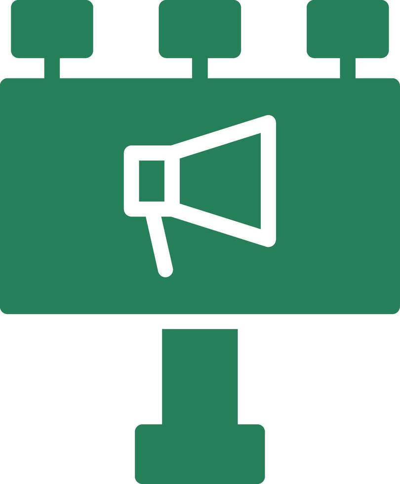 Billboard Creative Icon Design vector