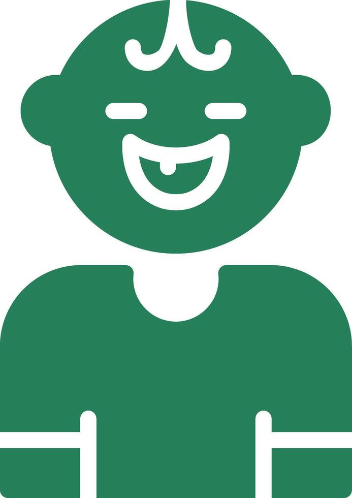 Baby Smile Creative Icon Design vector