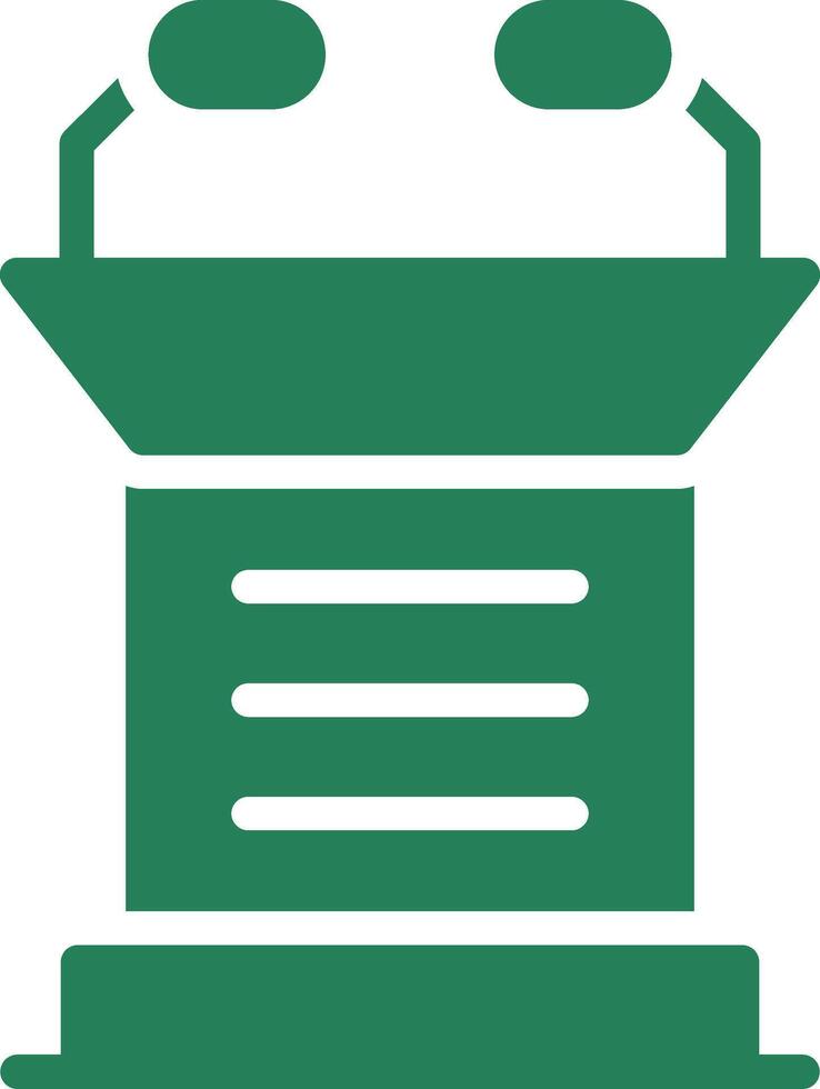 Lectern Creative Icon Design vector