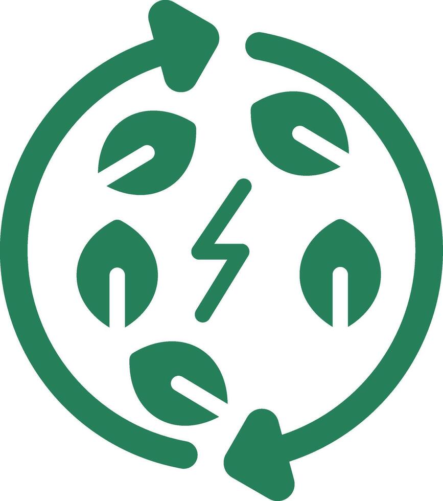 Eco Energy Creative Icon Design vector