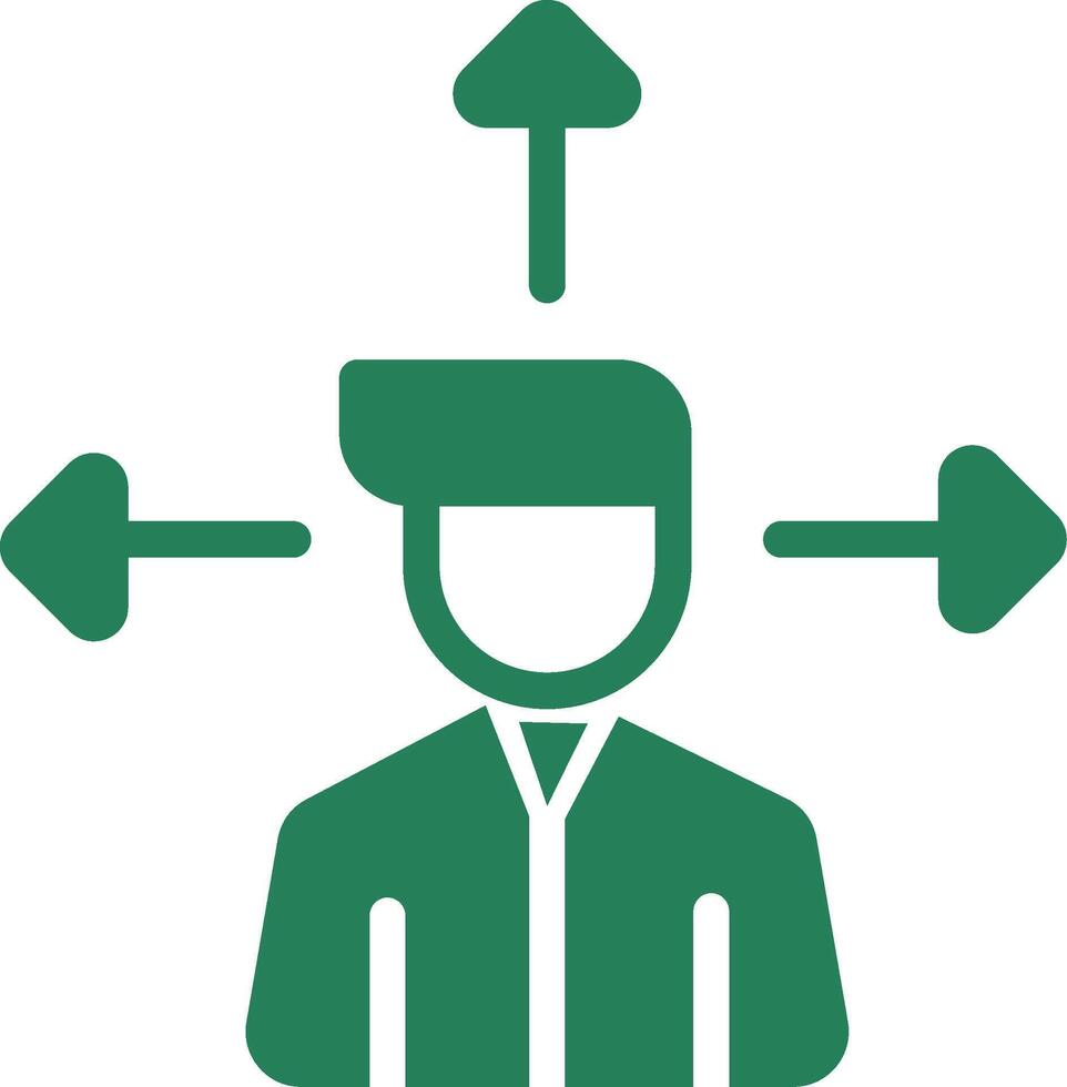 Outsource Management Creative Icon Design vector