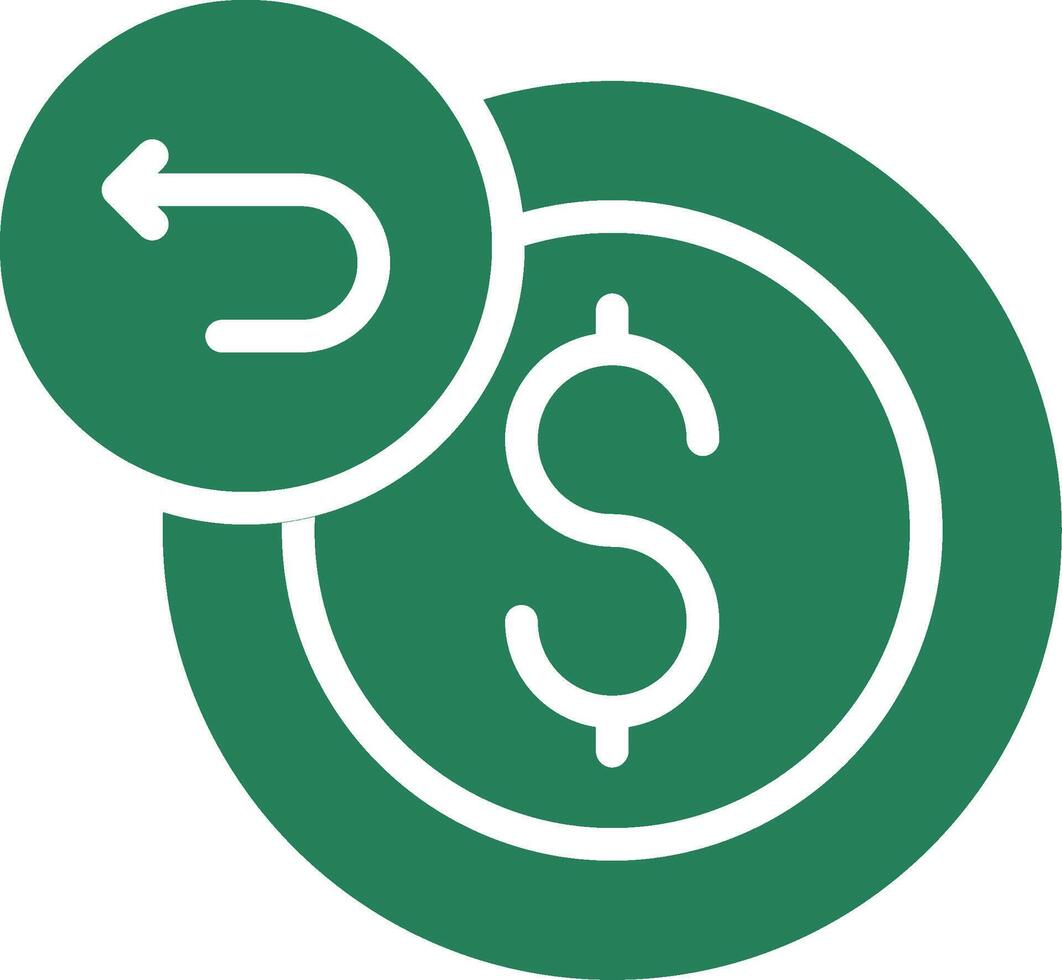 Refund Creative Icon Design vector