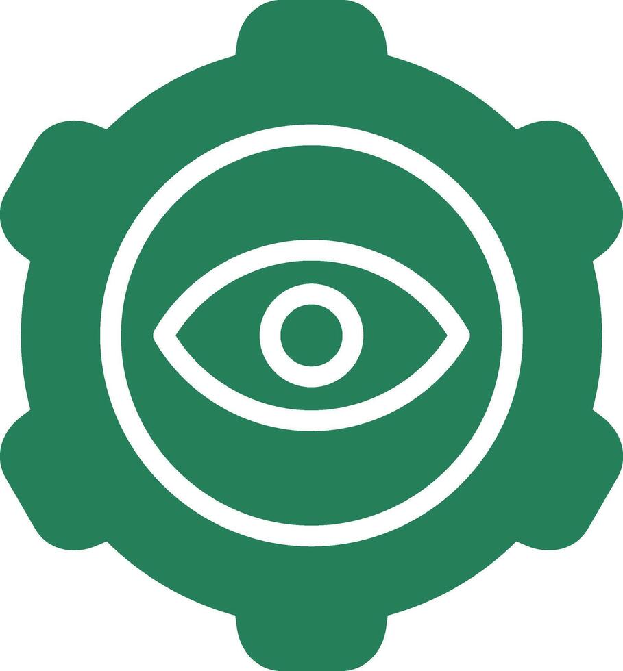 Eye Setting Creative Icon Design vector