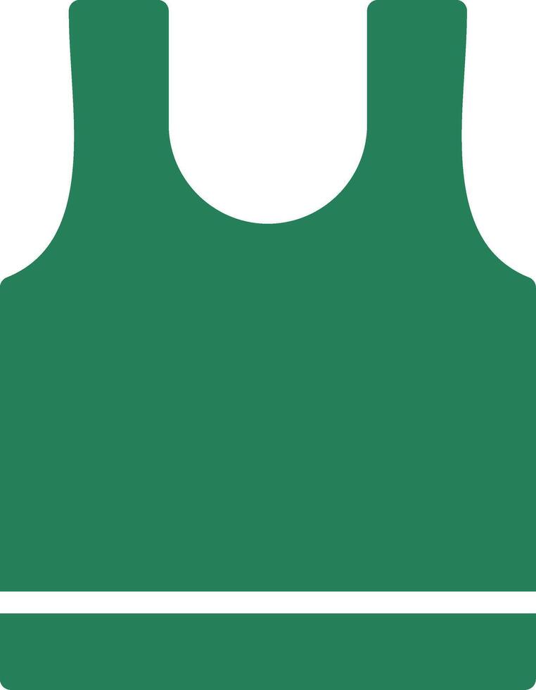 Tank Top Creative Icon Design vector