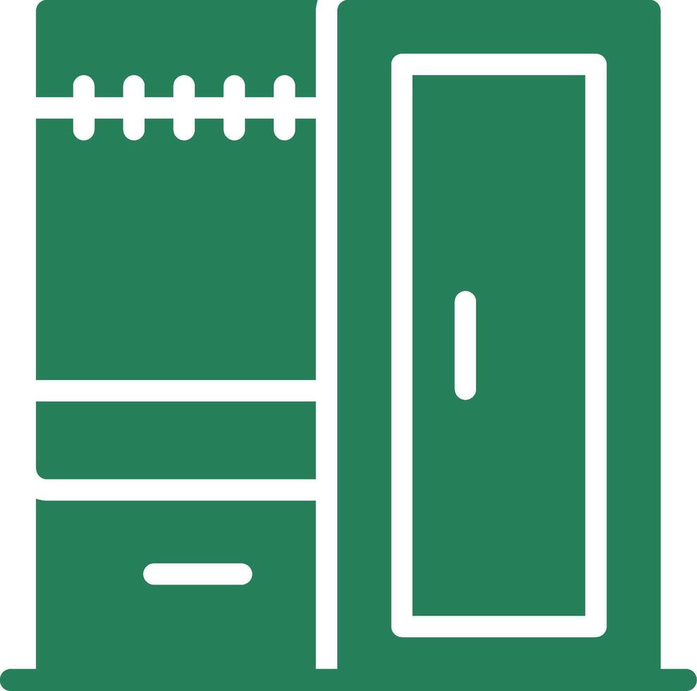 Wardrobe Creative Icon Design vector