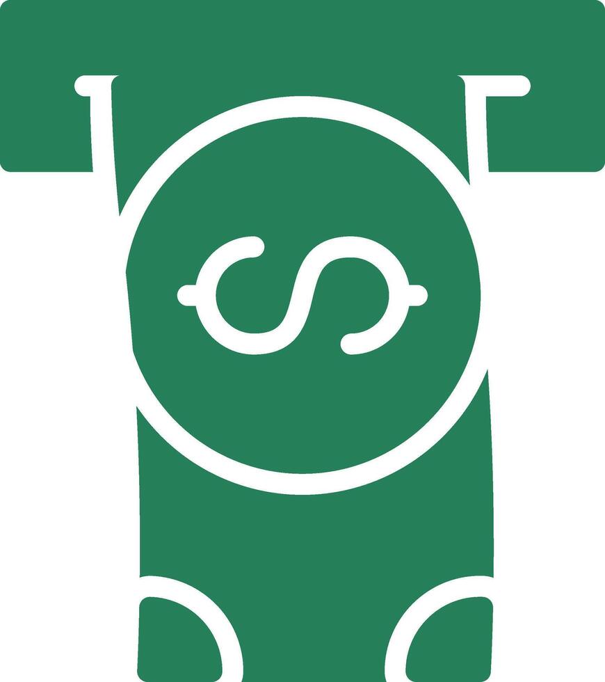 Withdrawal Creative Icon Design vector