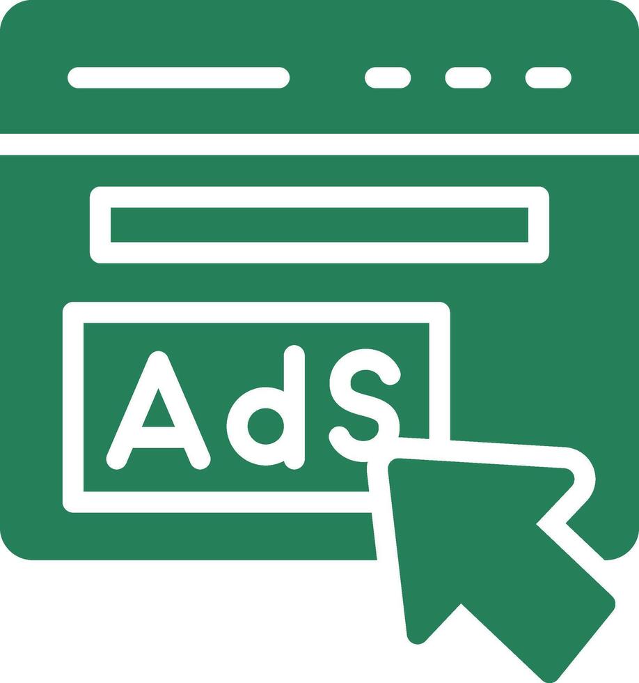 Advertising Creative Icon Design vector