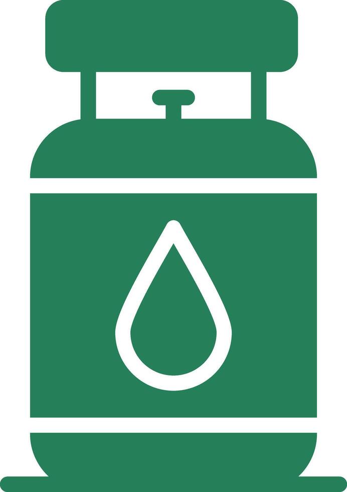 Gas Cylinder Creative Icon Design vector