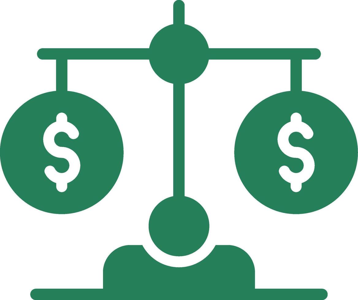 Compare Prices Creative Icon Design vector