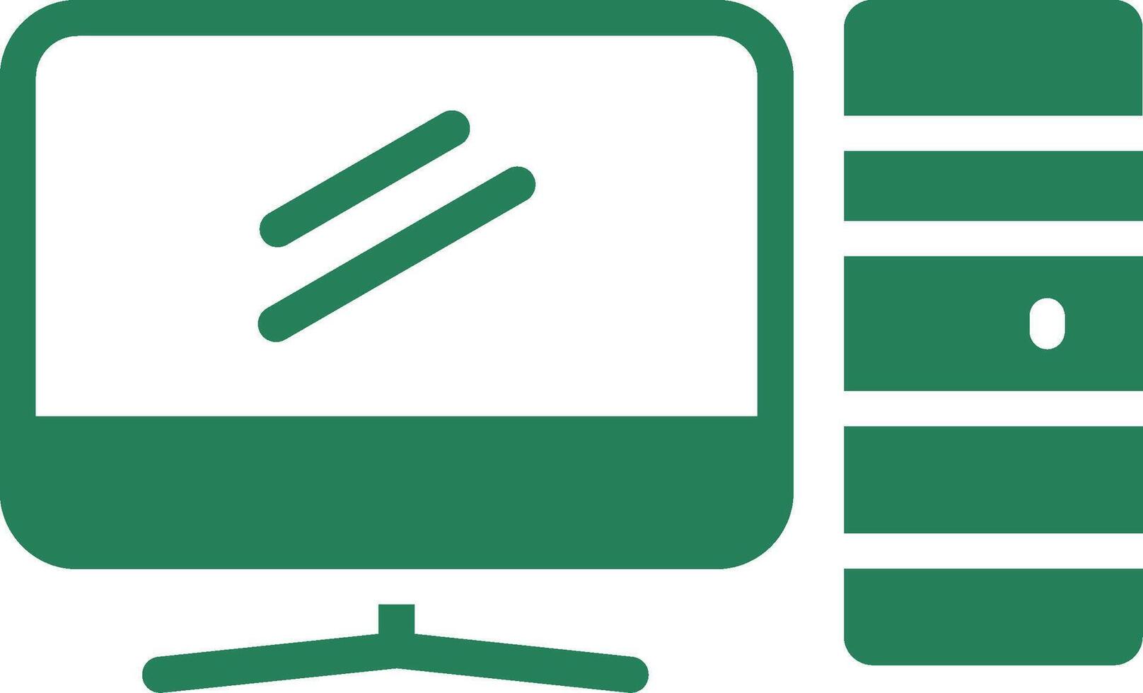 Computer Creative Icon Design vector