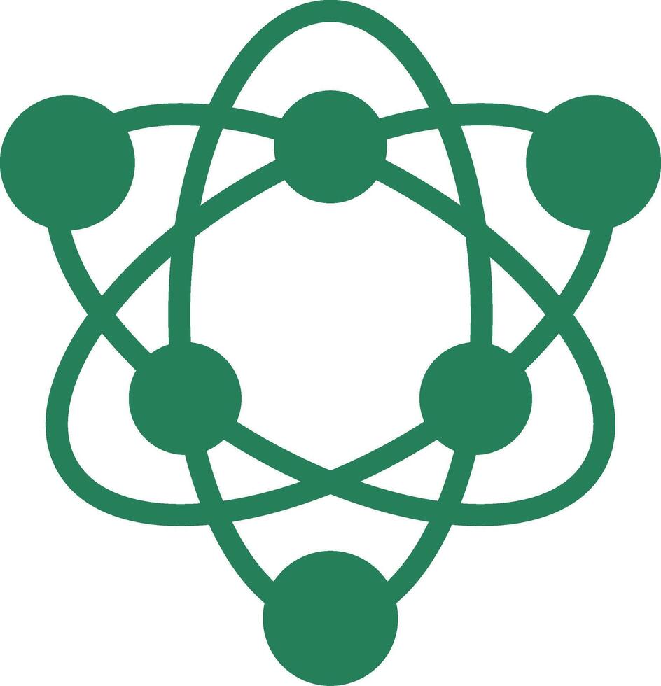 Atom Creative Icon Design vector