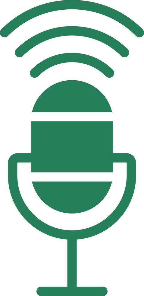 Voice Control Creative Icon Design vector