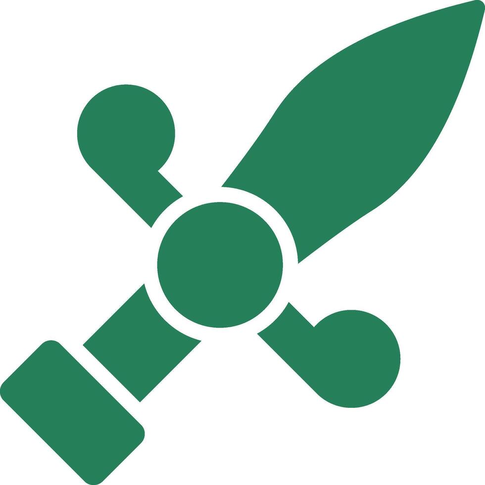Dagger Creative Icon Design vector
