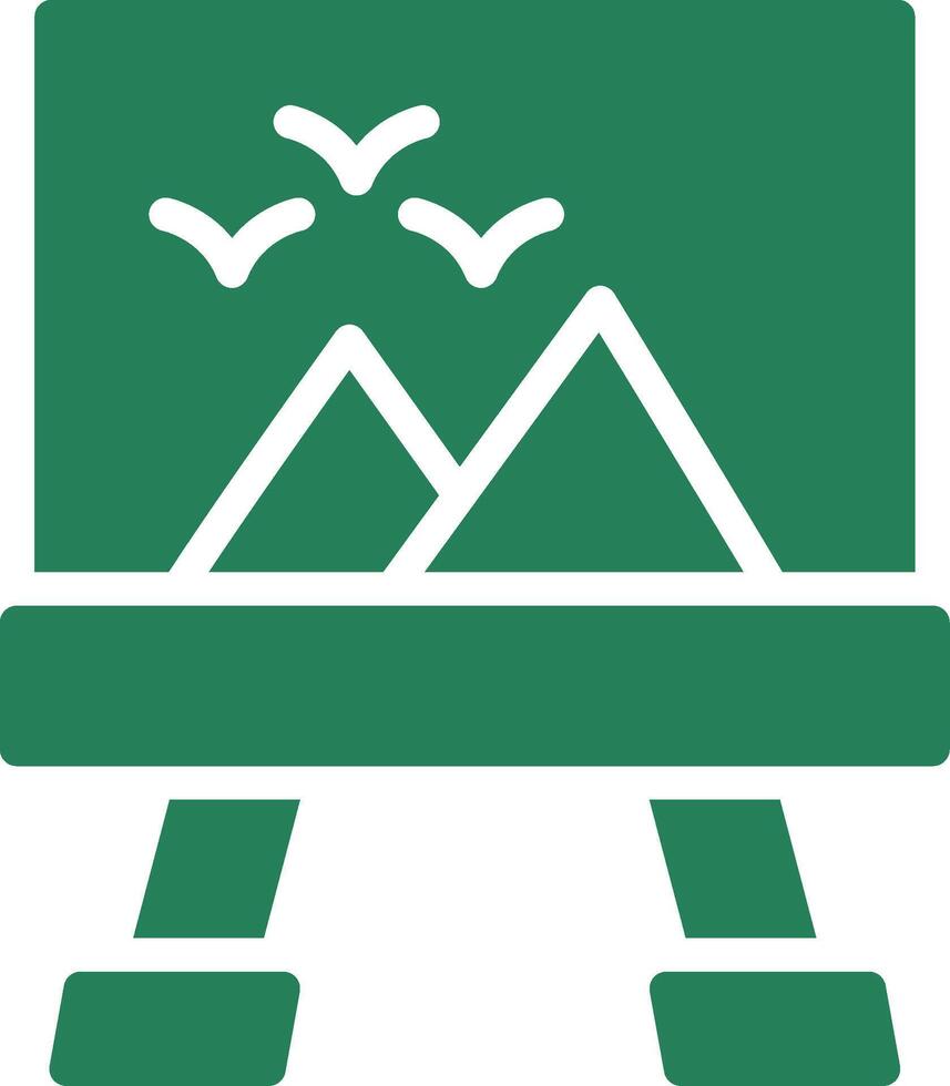 Canvas Creative Icon Design vector