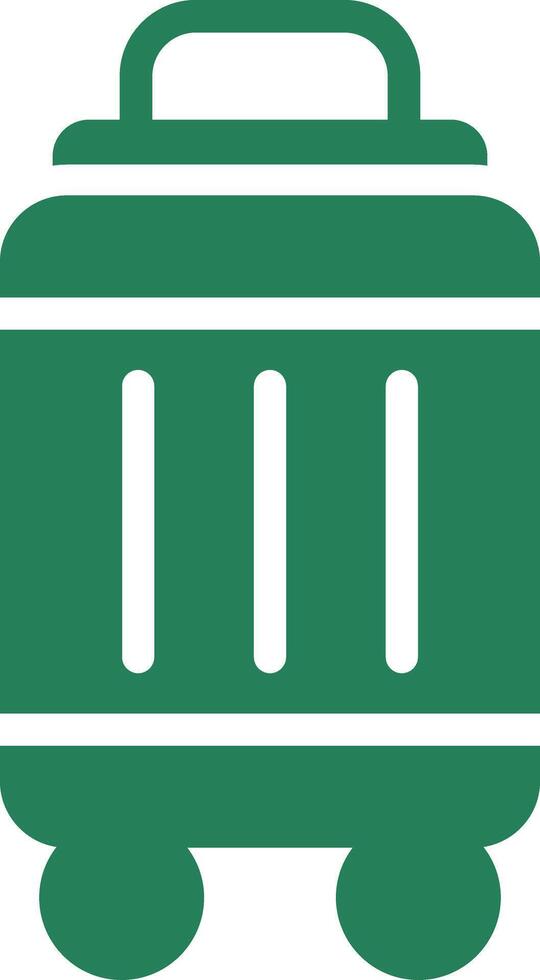 Bag Drop Kiosk Creative Icon Design vector