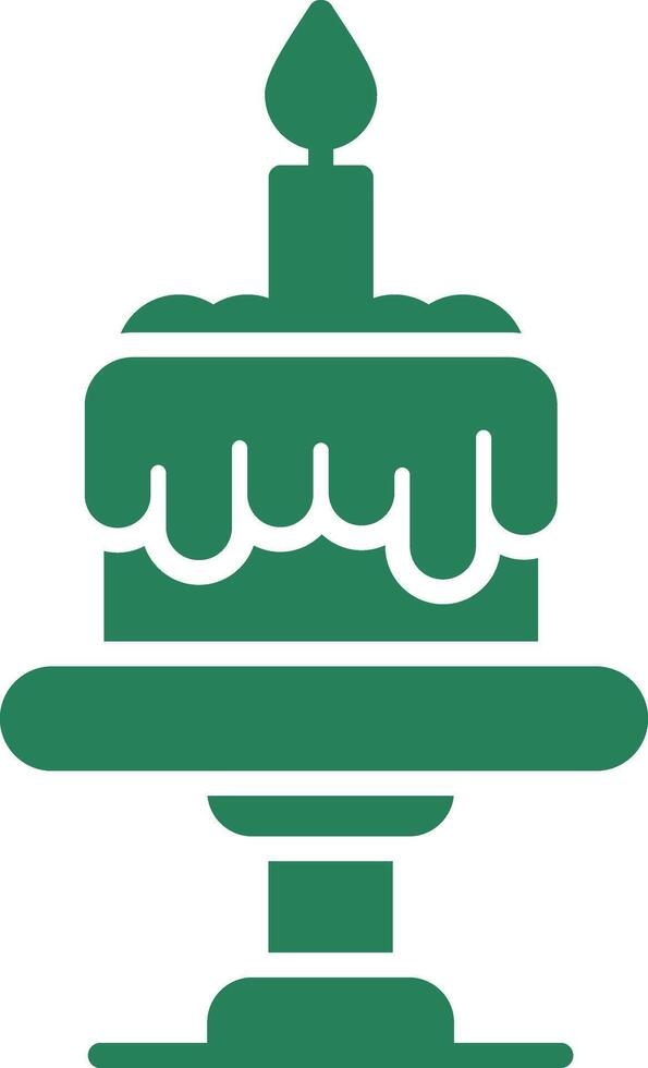 Birthday Cake Creative Icon Design vector