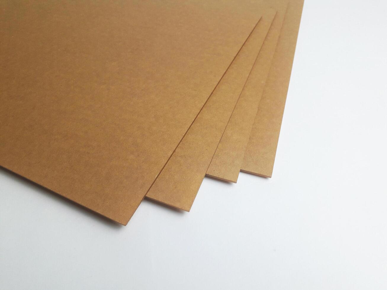 cardboard sheets stacked together to form a pattern photo