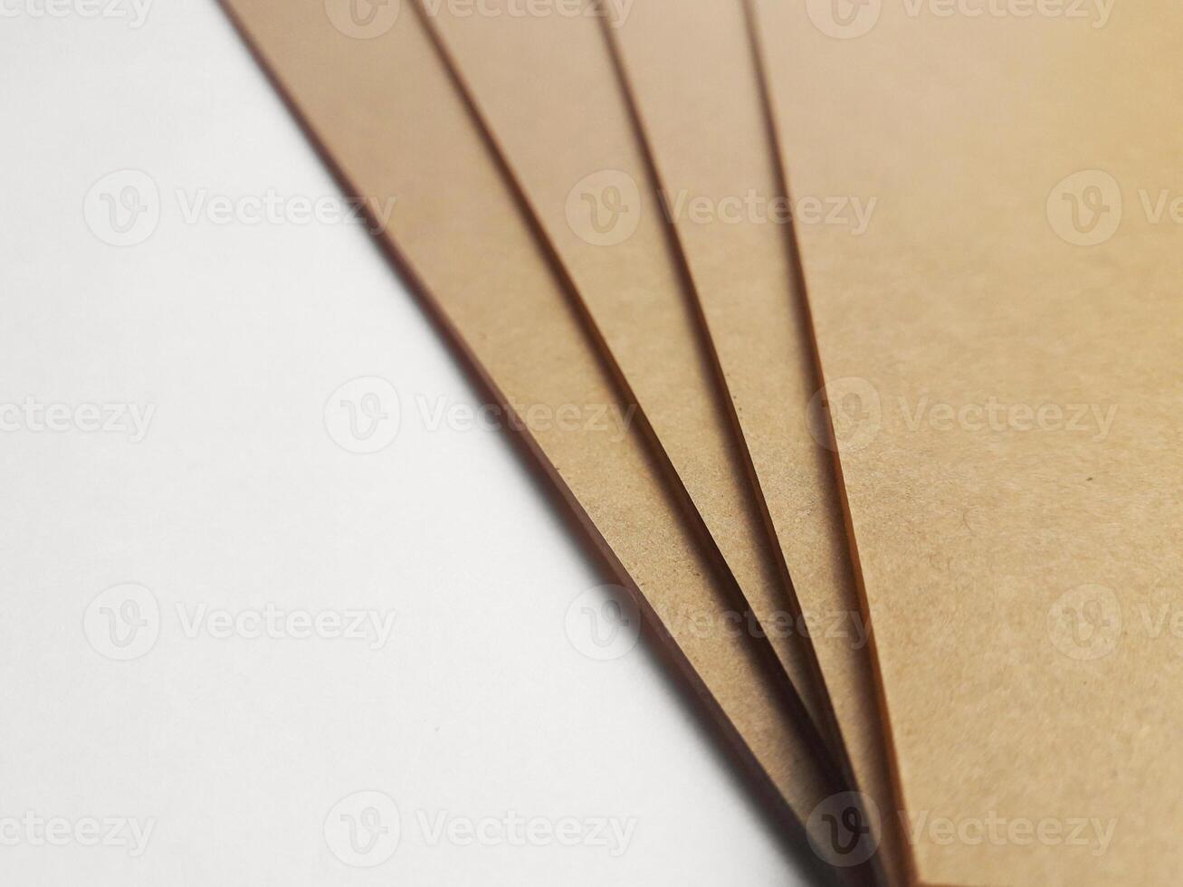 cardboard sheets stacked together to form a pattern photo
