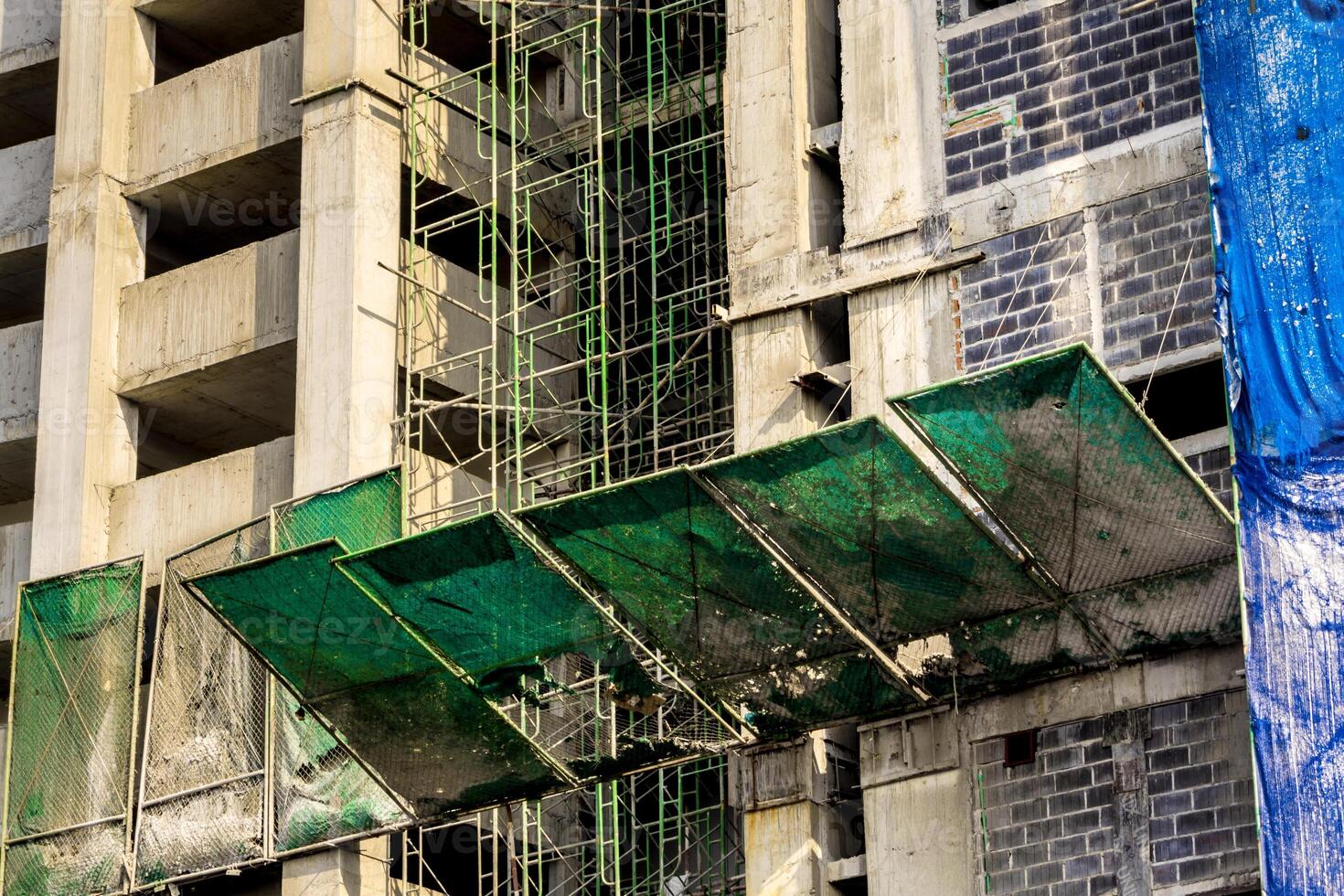 The high-rise building under construction photo