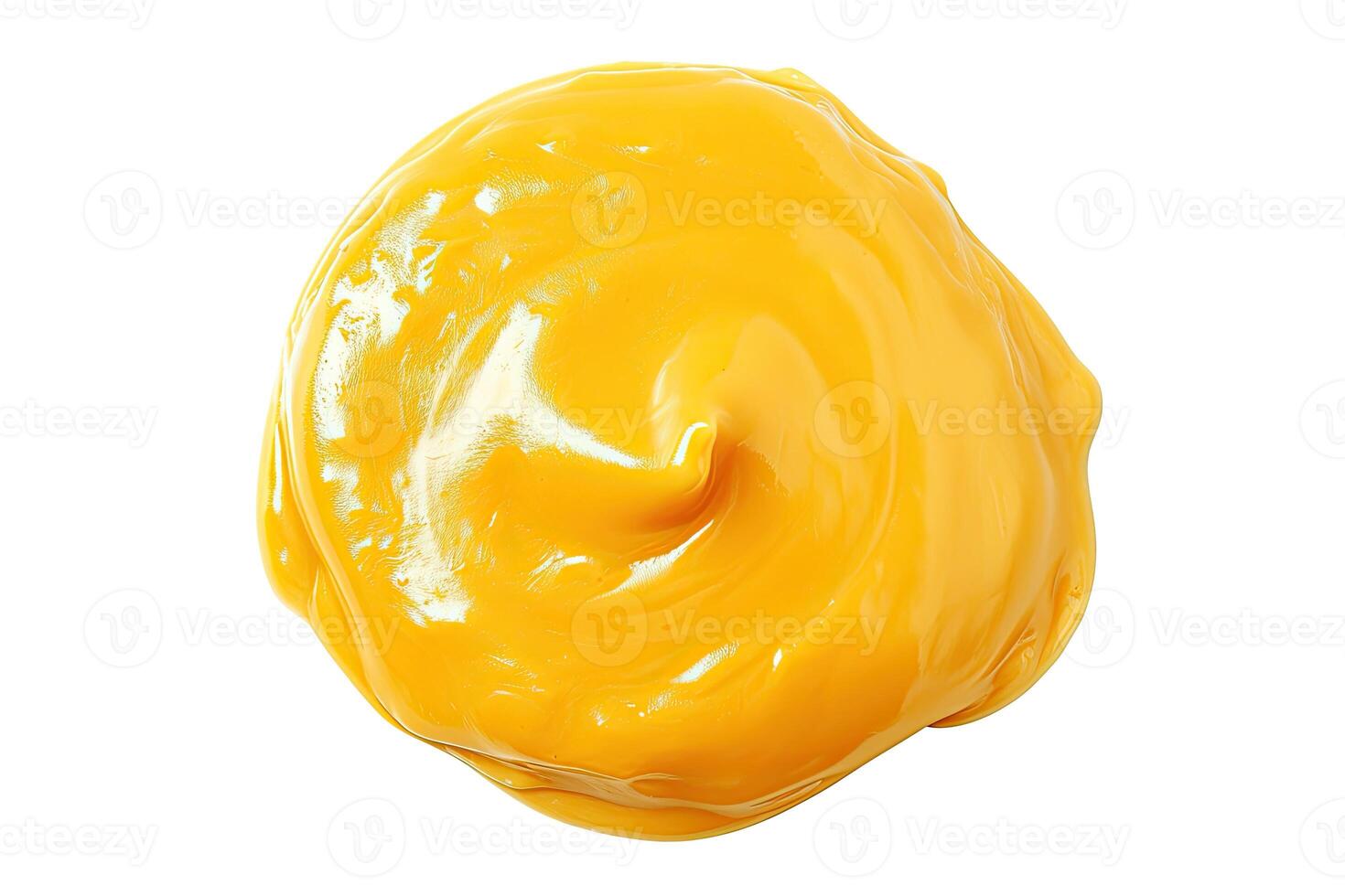 AI generated Circular processed cheese on a transparent background photo