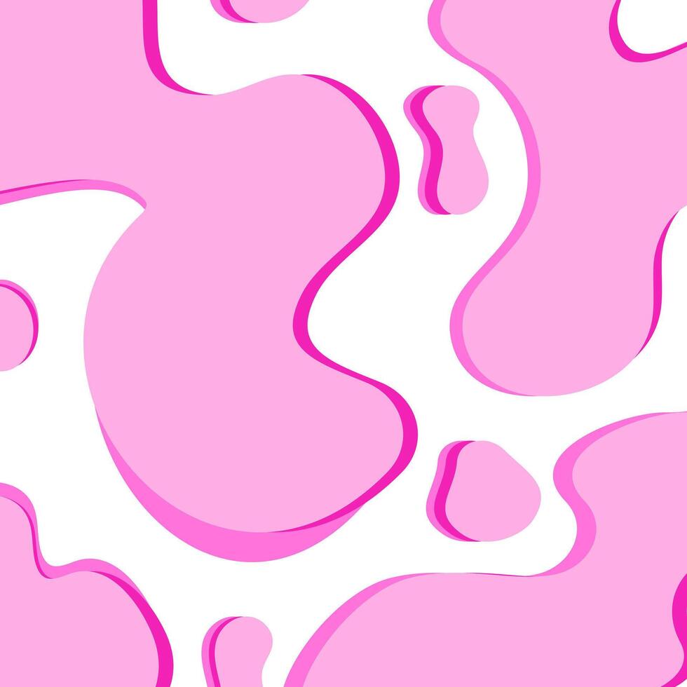 vistoso vector resumen modelo en uno rosado y borgoña color. resumen ilustración con diferente formas y círculos