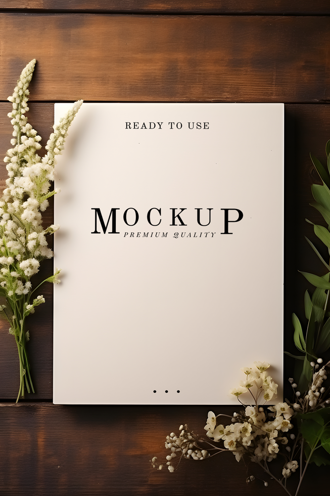 blank canvas mockup psd file