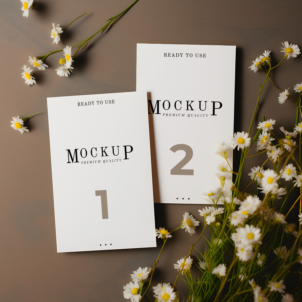 blank canvas mockup psd file