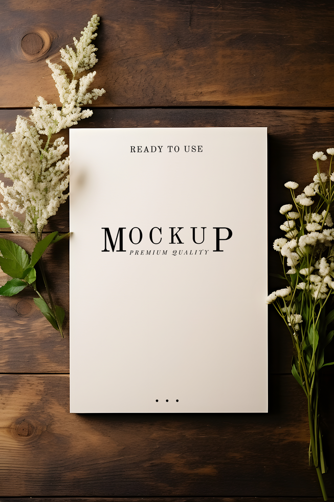 blank canvas mockup psd file