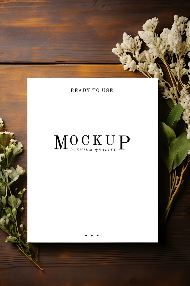 blank canvas mockup psd file