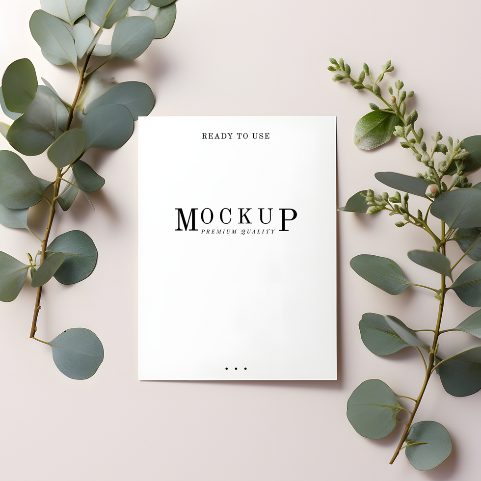 blank canvas mockup psd file