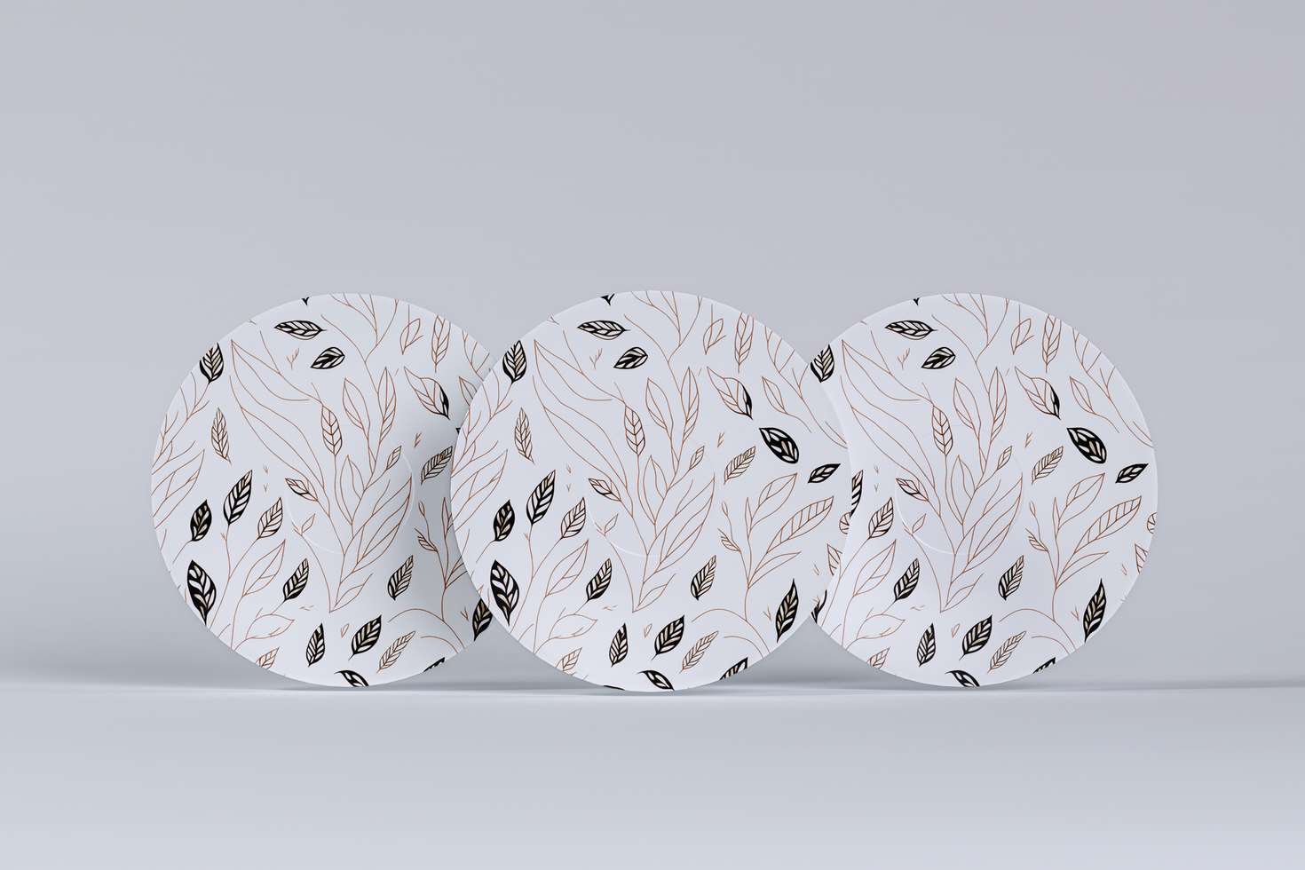 Realistic ceramic plate branding mockup template, 3d realistic porcelain plate mockup template psd