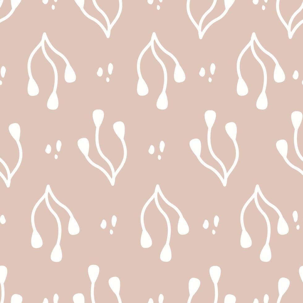 Floral vector seamless pattern on background. Vector background for textile, fabric, wrapper. Stylized cute wallpaper with ornament, card, fabric.