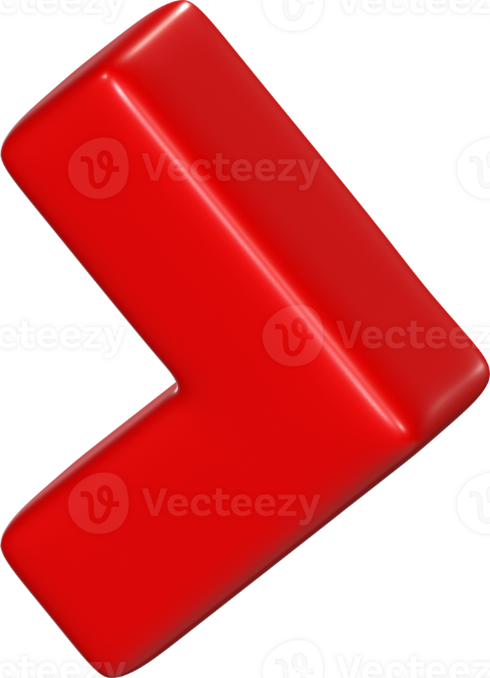 3D Arrow Drag Side png