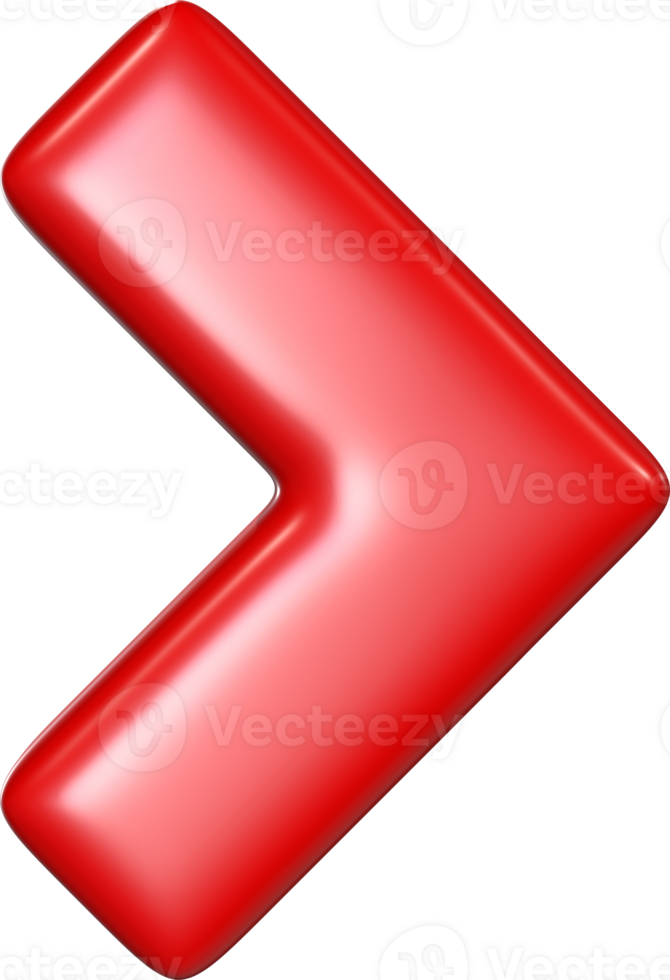 3D Arrow Drag Side png