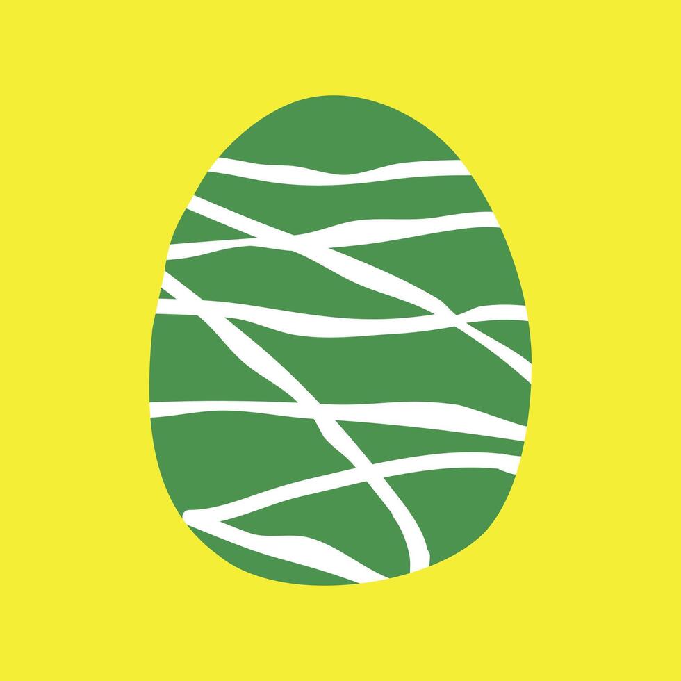 Happy Easter set of cards, posters or covers in modern minimalistic style eggs. Vector