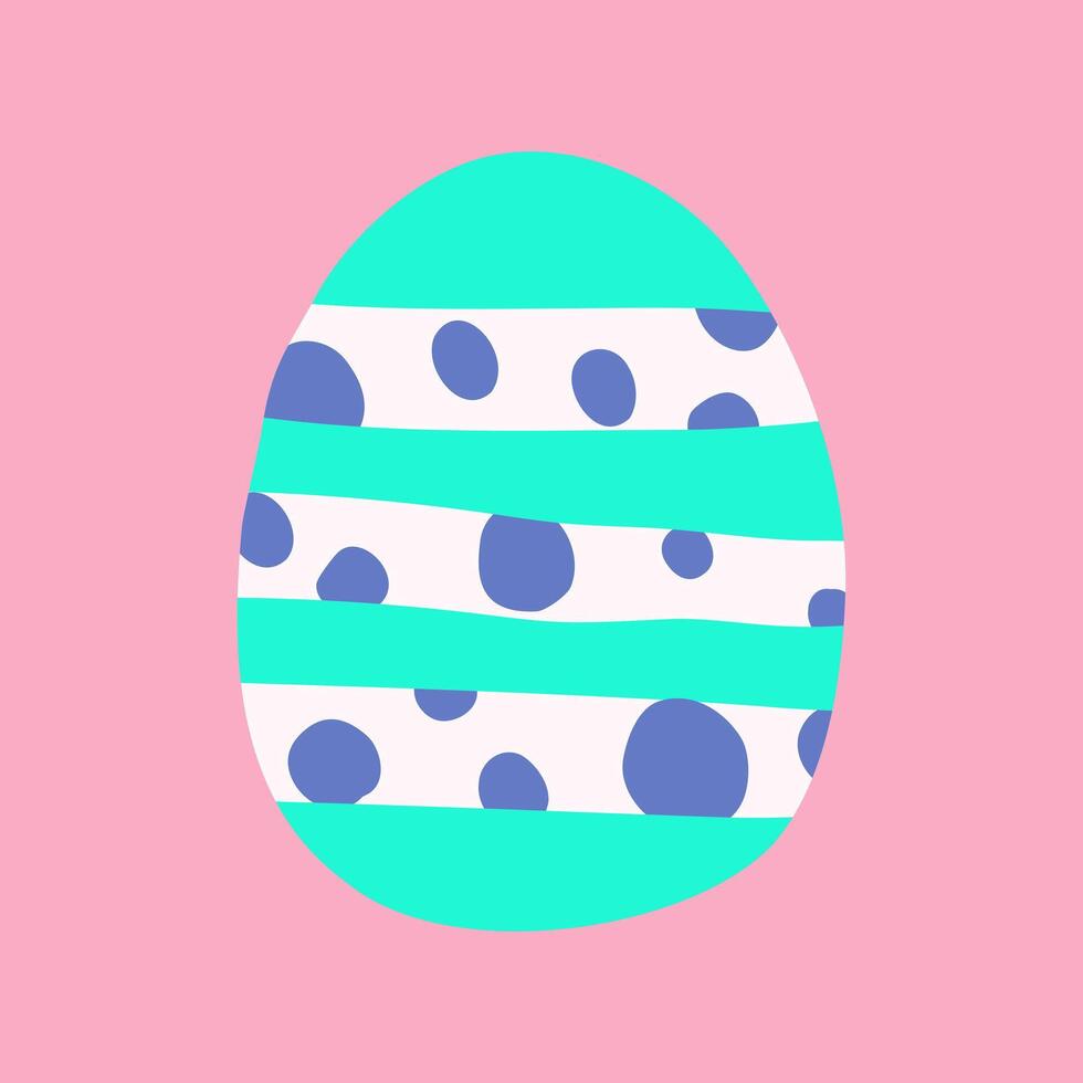 Happy Easter set of cards, posters or covers in modern minimalistic style eggs. Vector