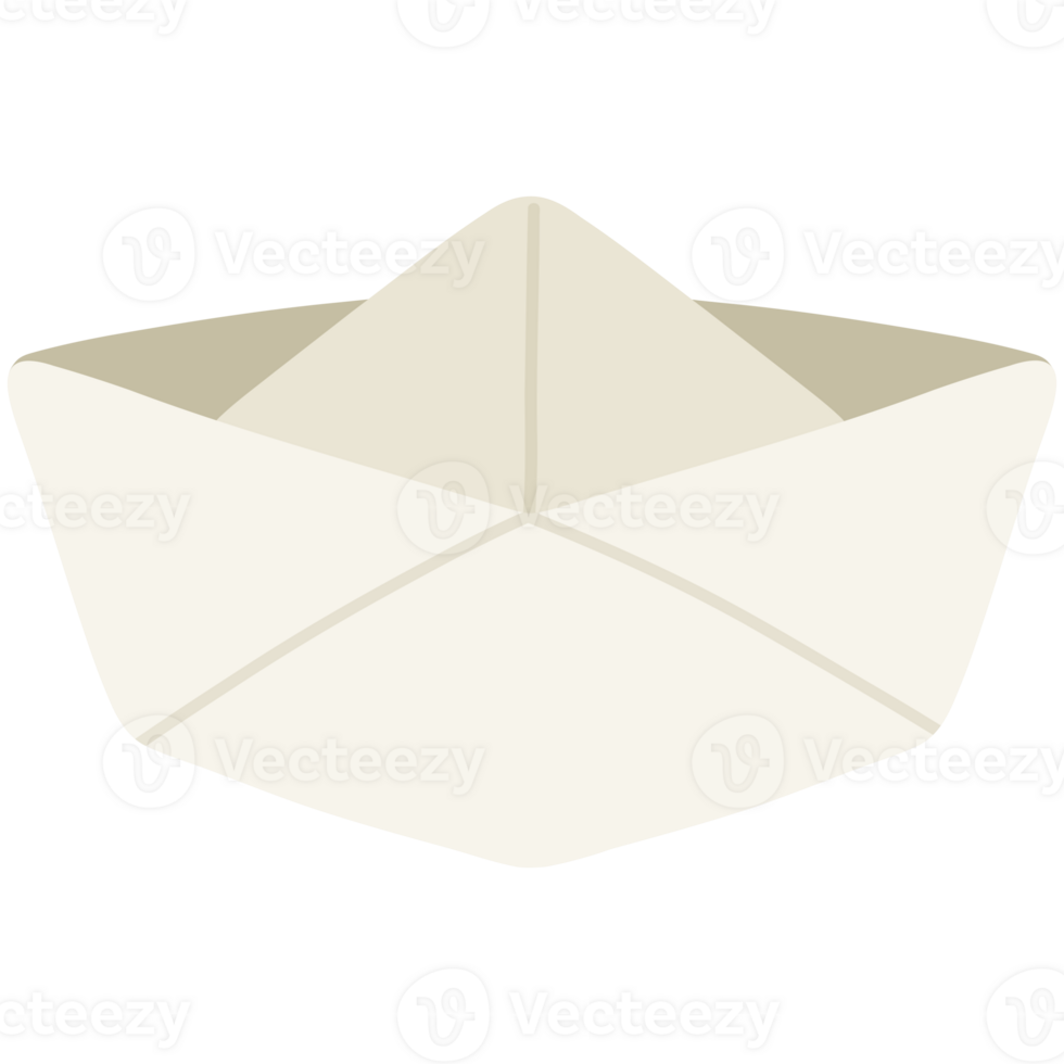 White paper boat png
