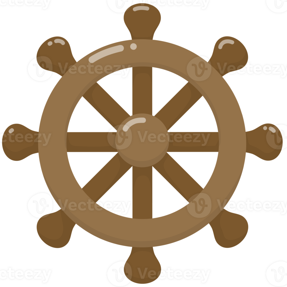 Ship steering wheel png