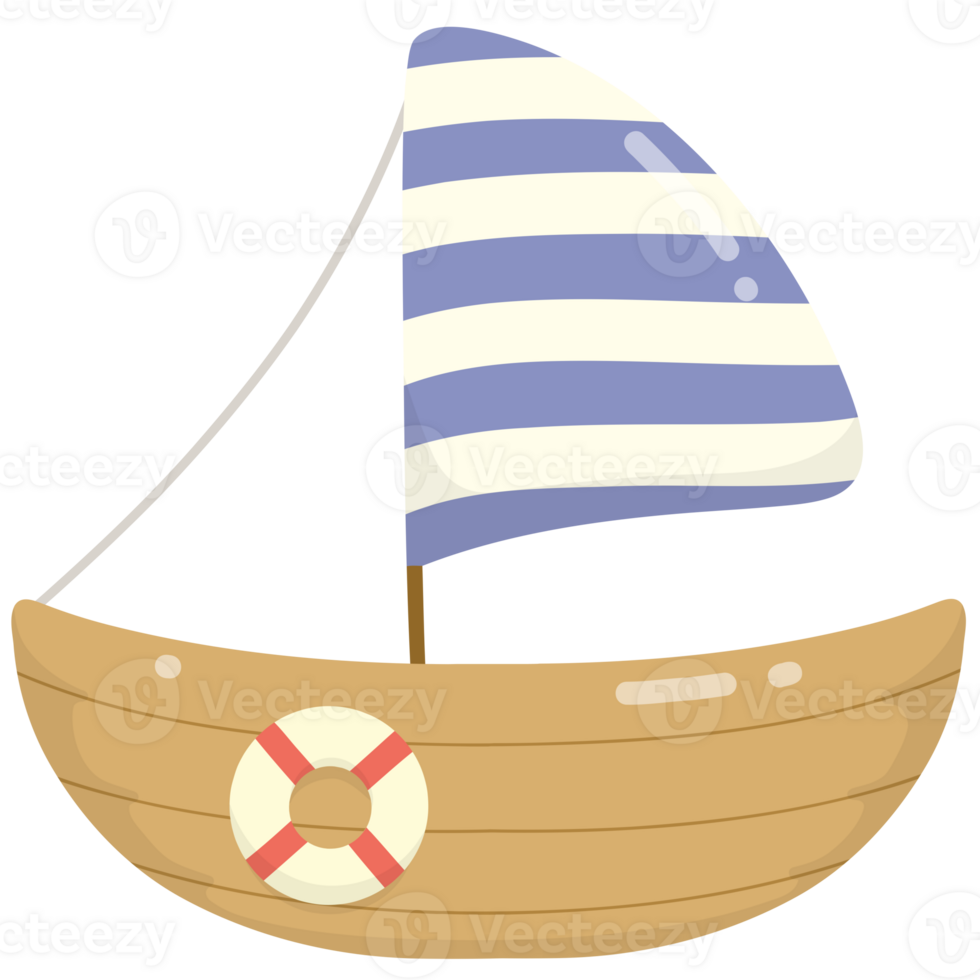 Boat in the sea png