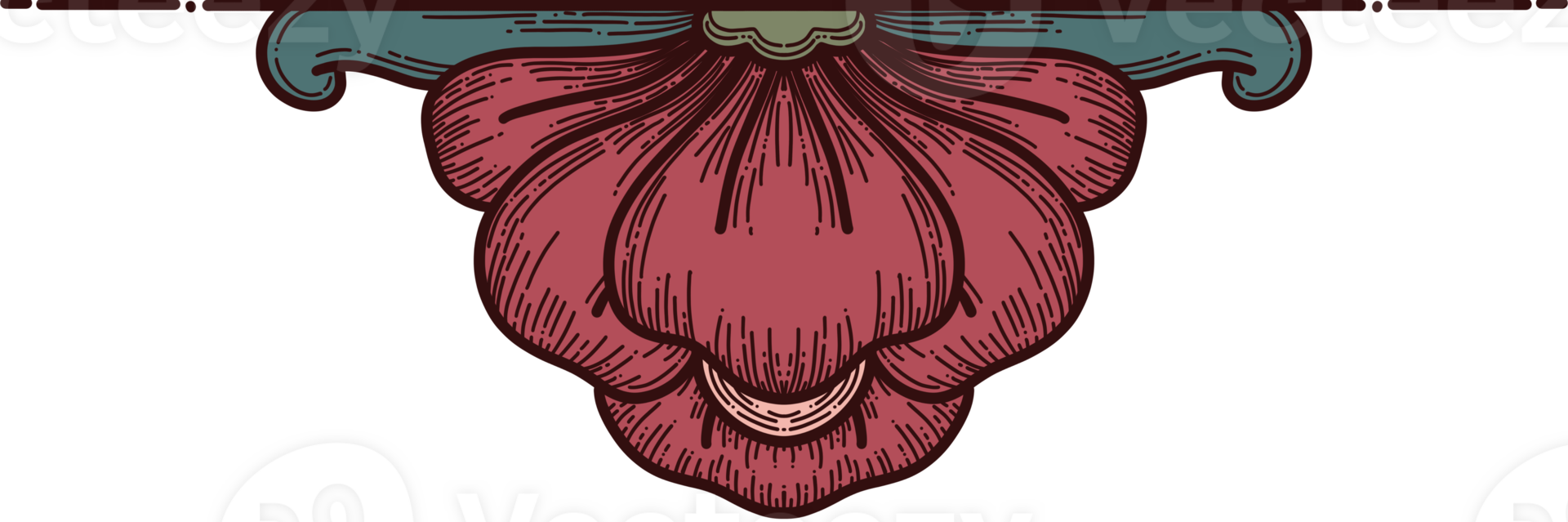 Vintage flowers art png