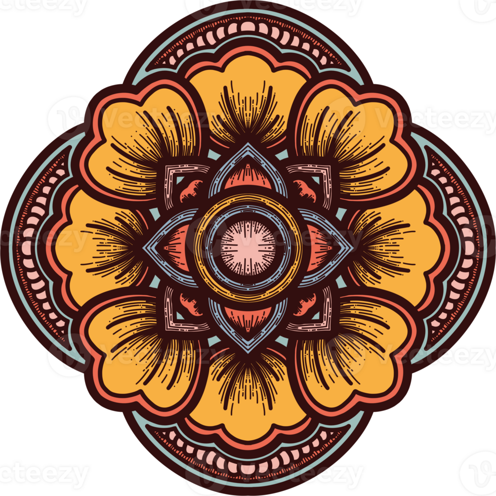 Vintage flowers art png