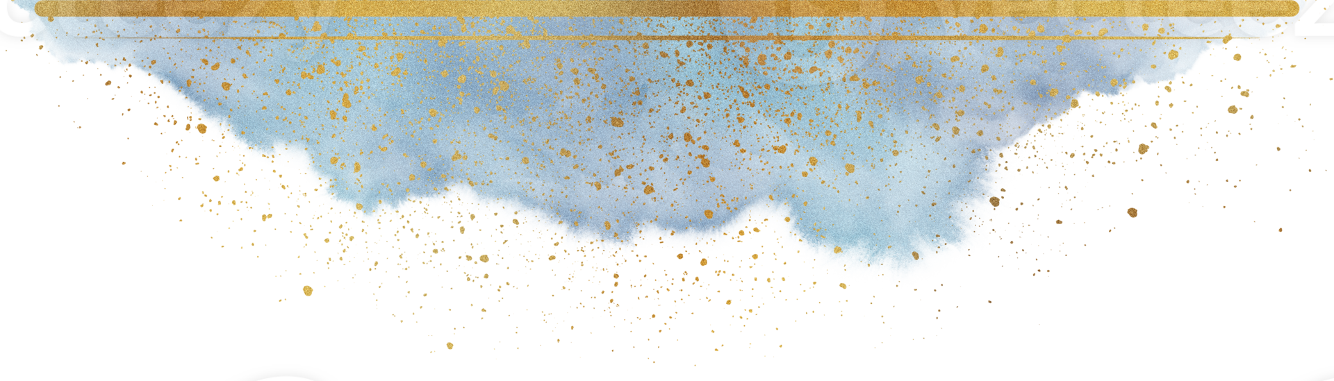Liquid glitter frame png