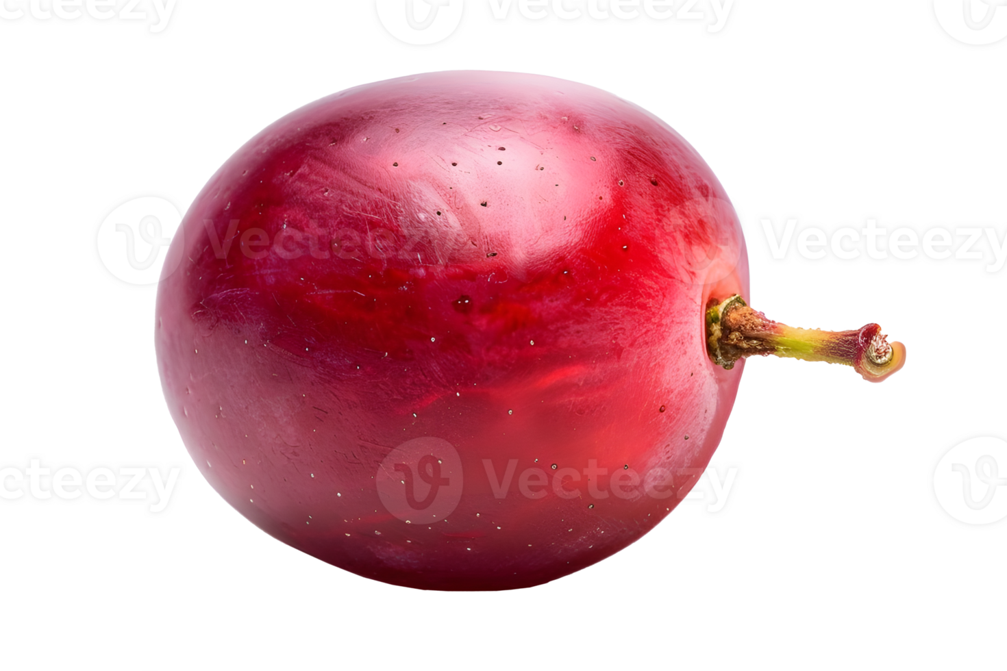 AI generated Red grape on a transparent background png