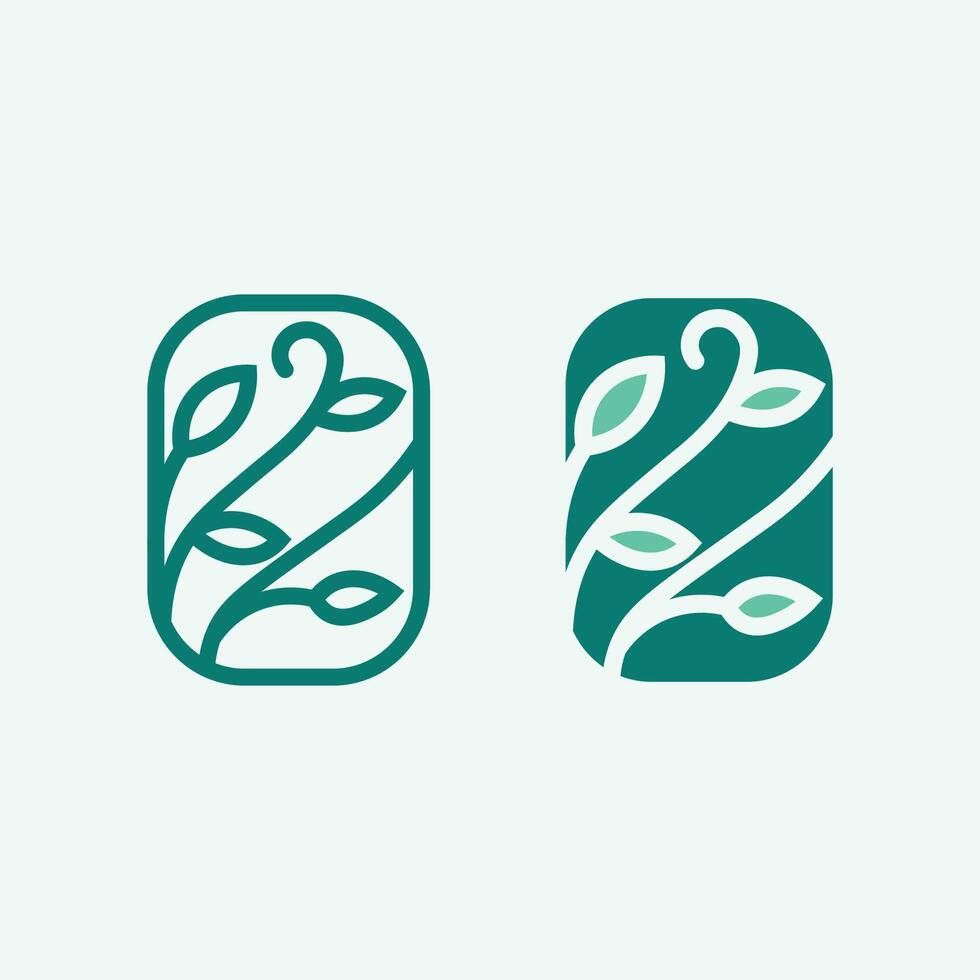 leaf logo design vector for nature symbol template editable,Green leaf logo ecology nature element vector icon.