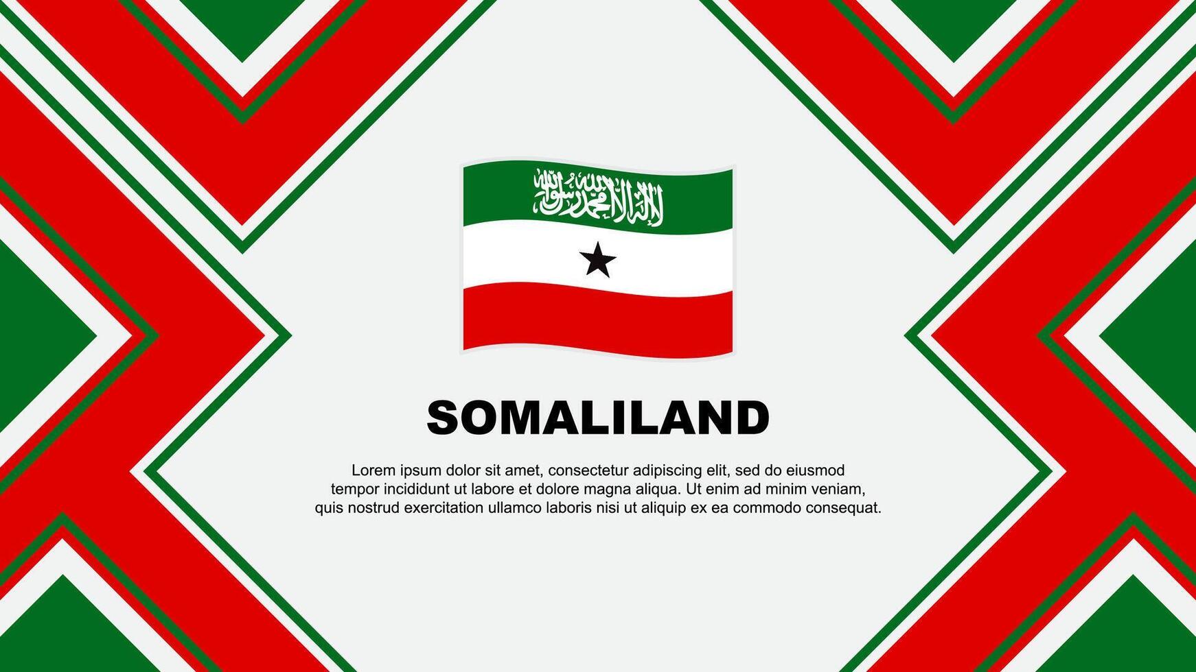 Somalilandia bandera resumen antecedentes diseño modelo. Somalilandia independencia día bandera fondo de pantalla vector ilustración. Somalilandia vector