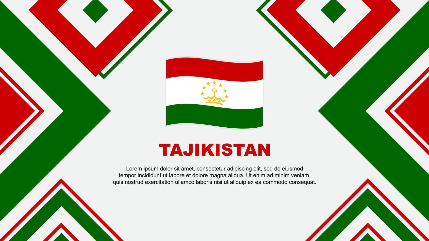 Tayikistán bandera resumen antecedentes diseño modelo. Tayikistán independencia día bandera fondo de pantalla vector ilustración. Tayikistán independencia día