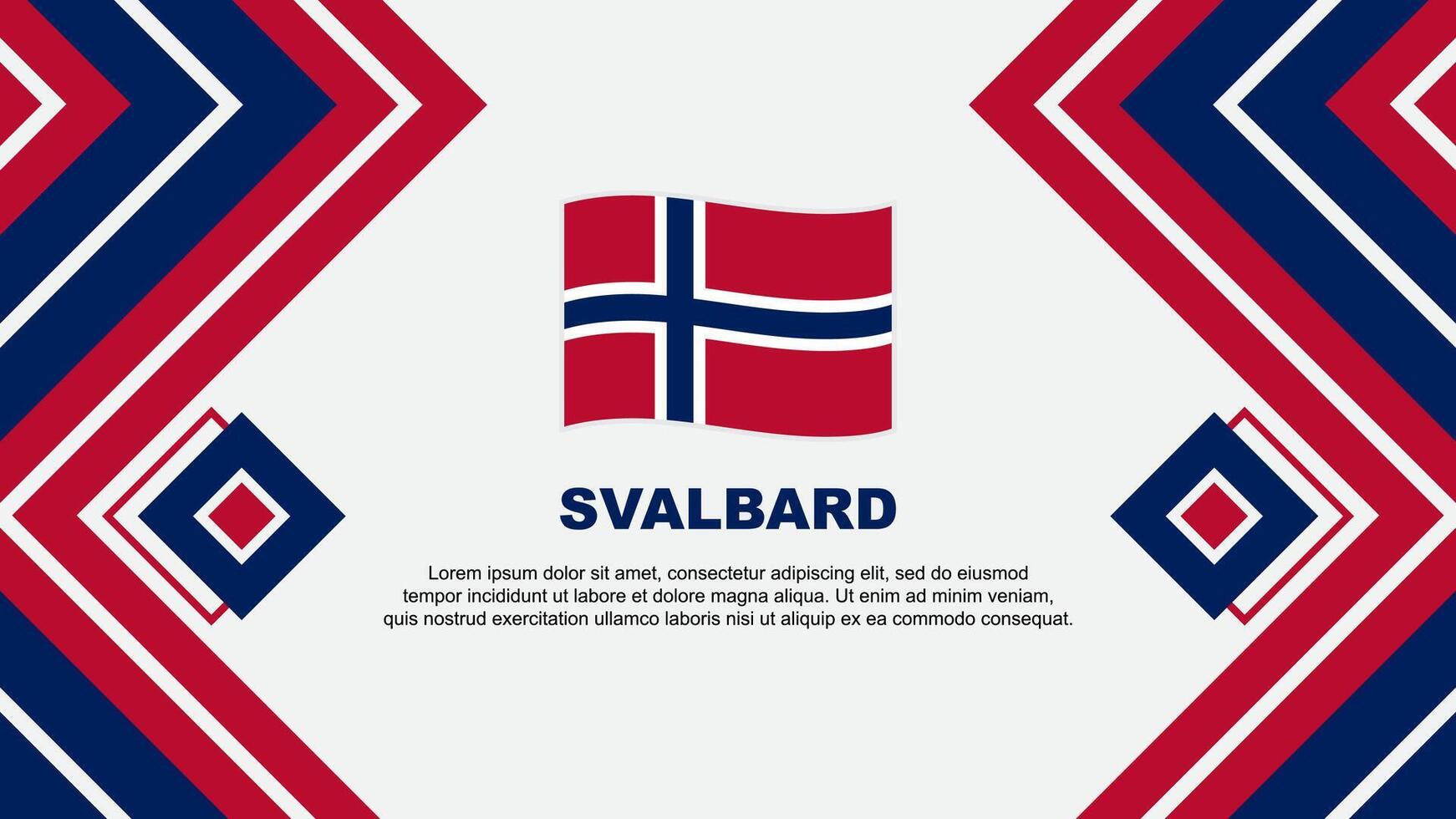 Svalbard bandera resumen antecedentes diseño modelo. Svalbard independencia día bandera fondo de pantalla vector ilustración. Svalbard diseño