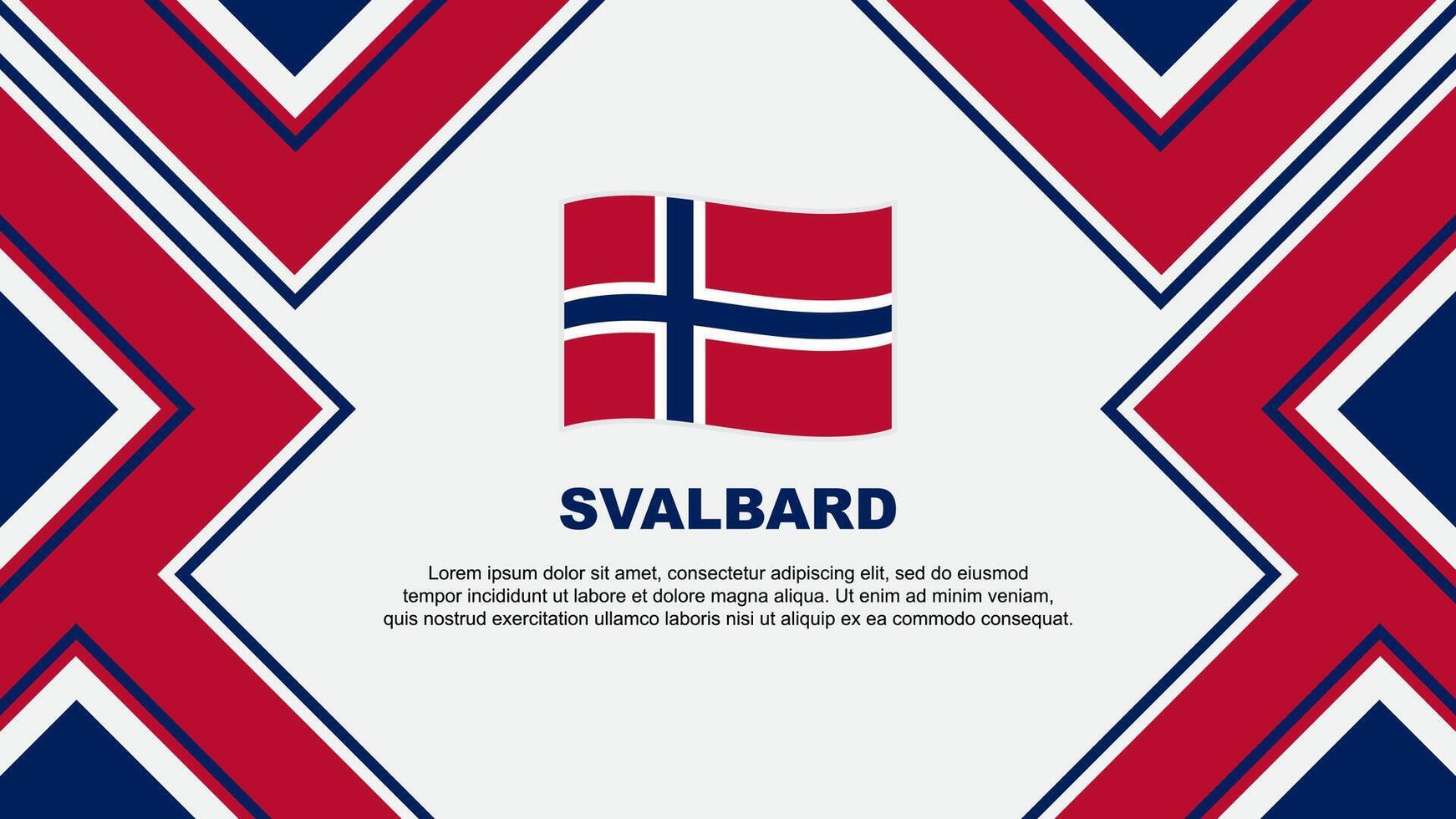 Svalbard bandera resumen antecedentes diseño modelo. Svalbard independencia día bandera fondo de pantalla vector ilustración. Svalbard vector